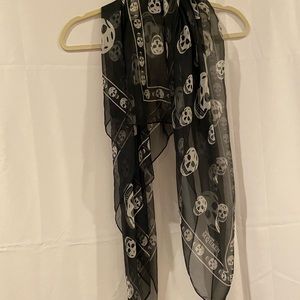 Alexander McQueen Silk Skull Scarf